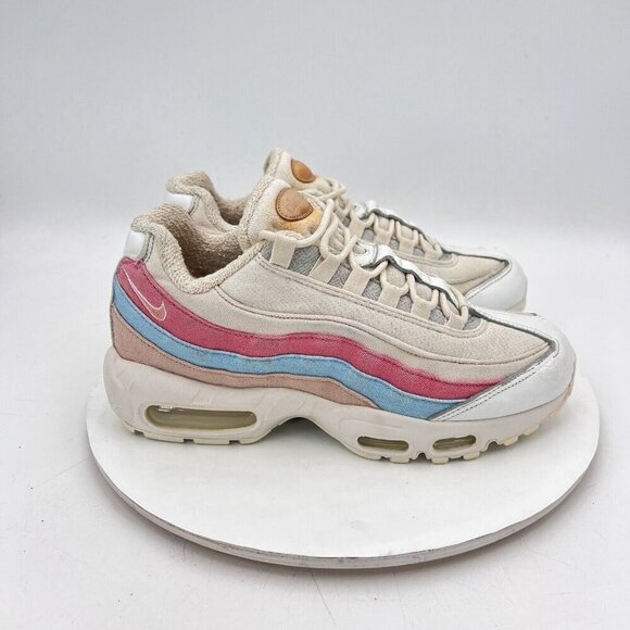 Nike Air Max 95 Women Size 9 CD7142-800 Plant Color Collection Tint Pink Shoes - Picture 4 of 11